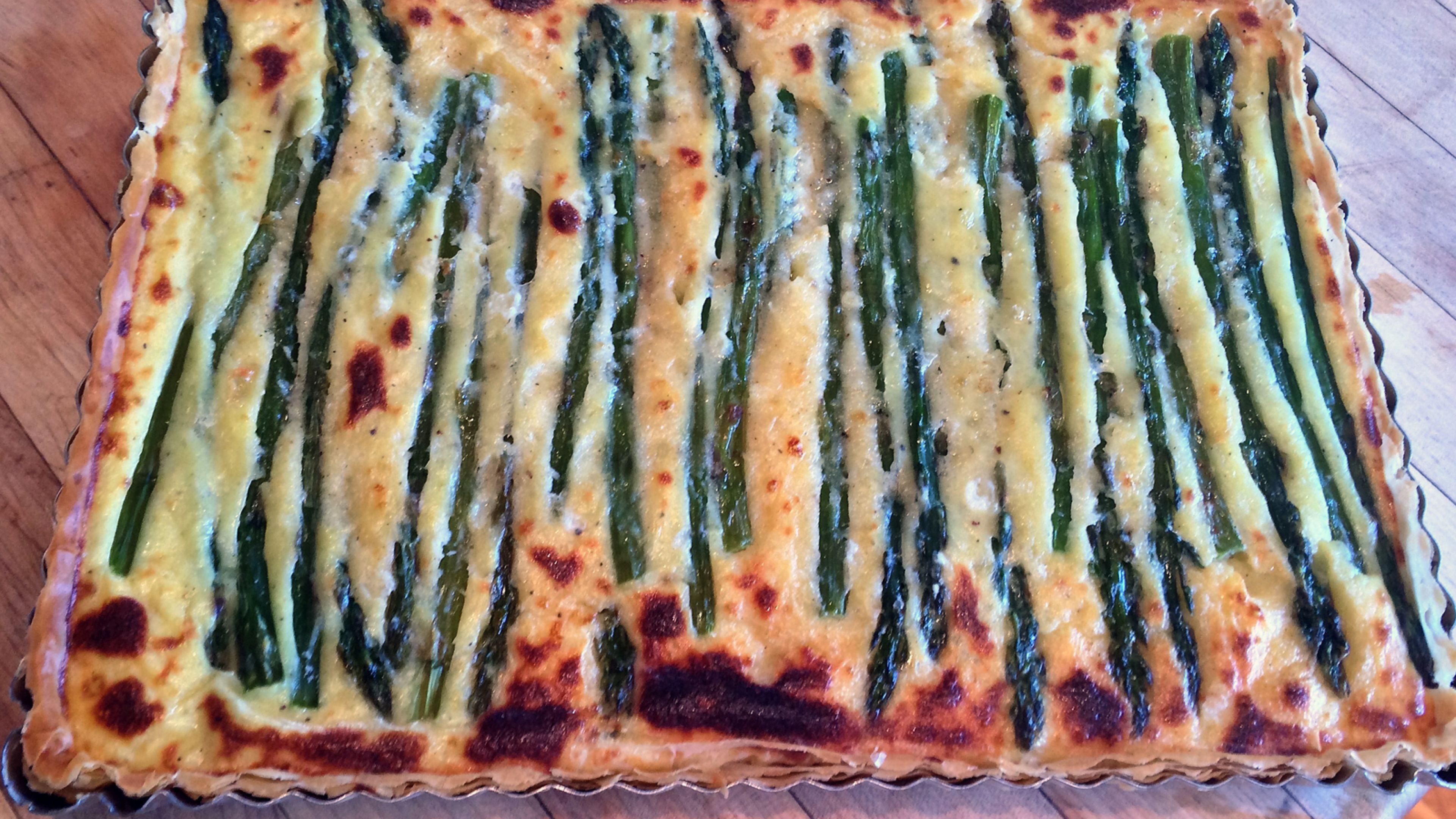 Asparagus and Potato Tart