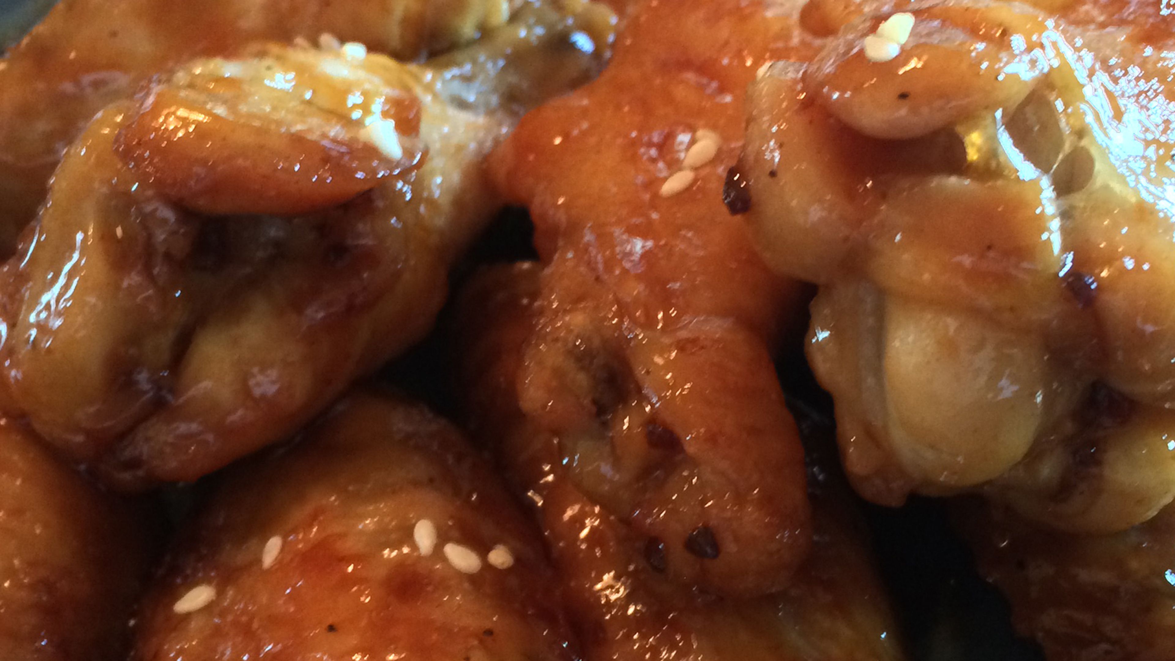 Garlic, Ginger and Wings....Oh MY! These wings are very flavorful and I have intentionally not used any measurements. This one is about how you are feeling on the day you make it. These flavors balance so well you likely can't go wrong.