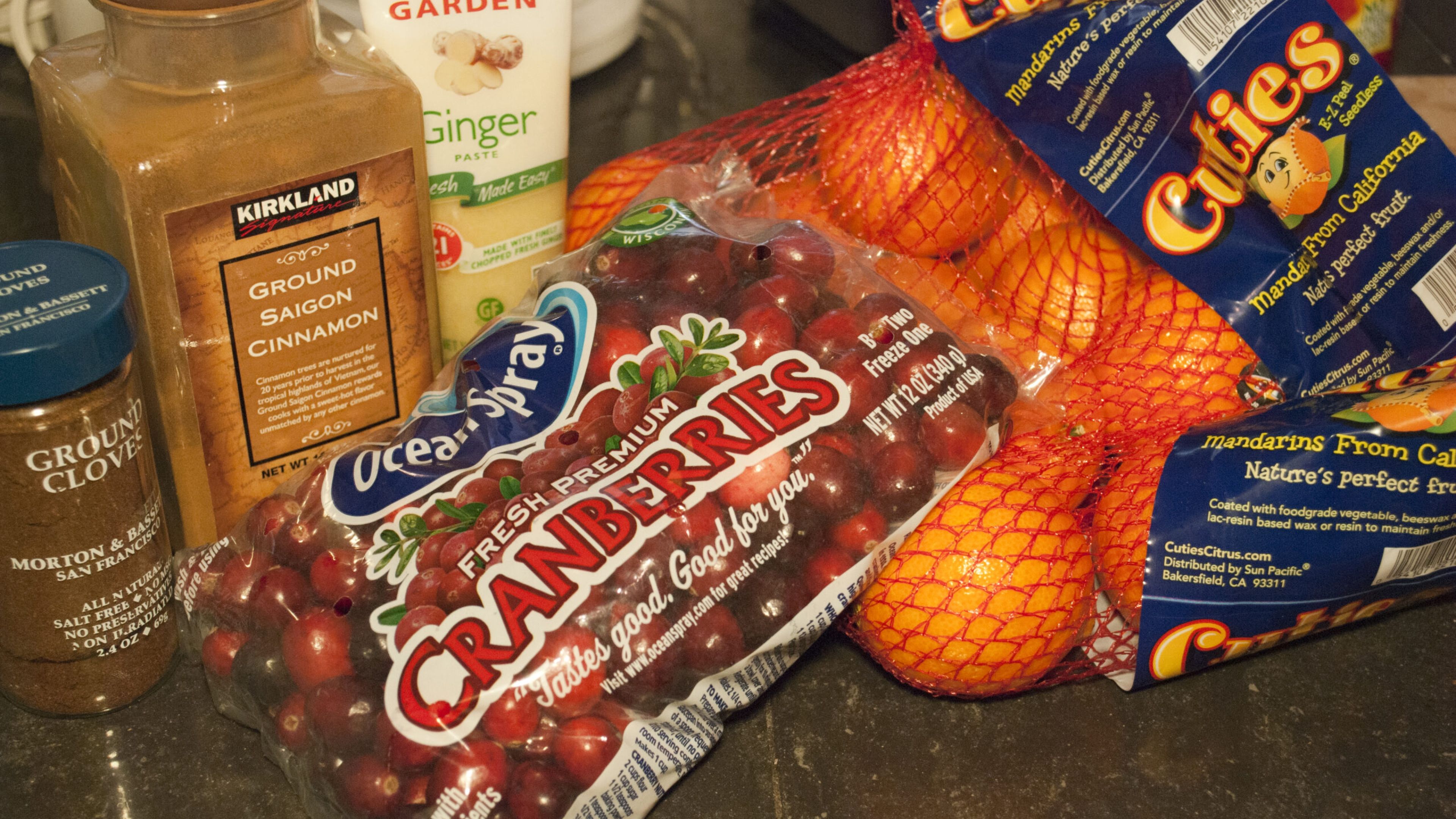 Orange and Ginger Spiced Cranberry Relish