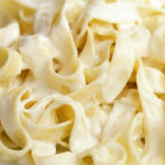 The Best Fettuccine Alfredo but only if you serve it right away. For the best results warm the bowls before serving the Fettuccine Alfredo.