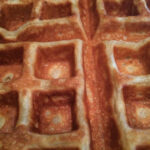 Crispy Waffles These buttermilk waffles are crisp and nutty brown….pass the syrup.