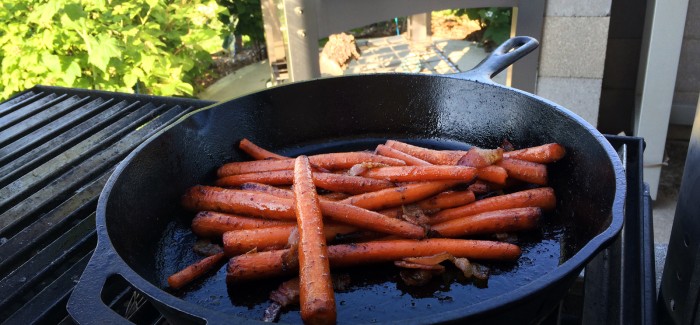 Roasted Maple Carrots with Browned Butter and Bacon