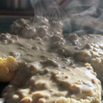 Start your day off right with this rich and creamy sausage gravy. Whether you pour it over biscuits or slather it on anything in sight, it’s guaranteed to make your morning better!