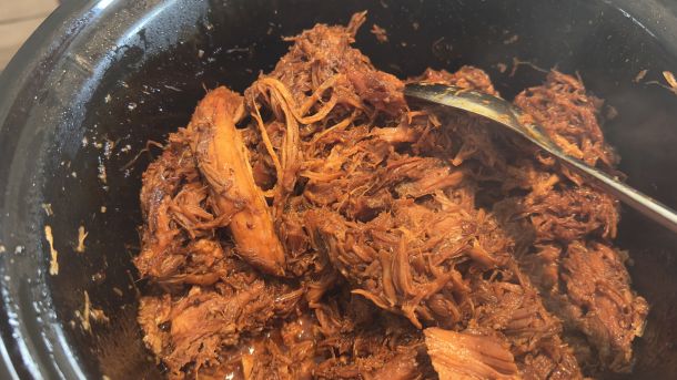 This Slow Cooker Pulled Pork recipe features a cane sugar root beer for a sweet and flavorful touch. Toss everything in, let the magic happen, and enjoy!